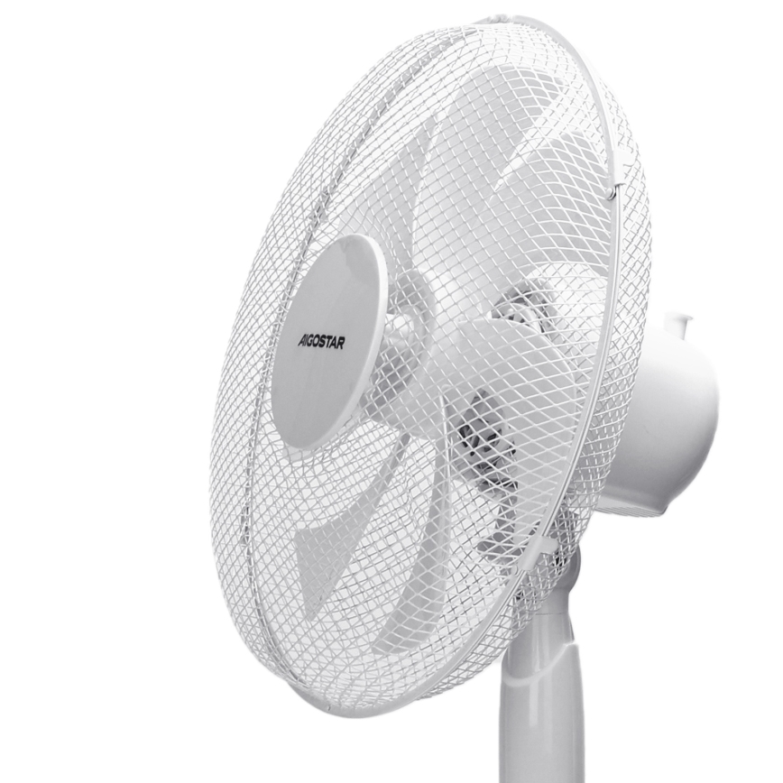 Aigostar - Stojanový ventilátor 50W/230V 120 cm biela