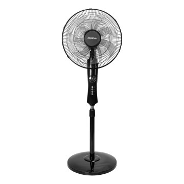 Aigostar - Stojanový ventilátor 50W/230V čierny + diaľkové ovládanie