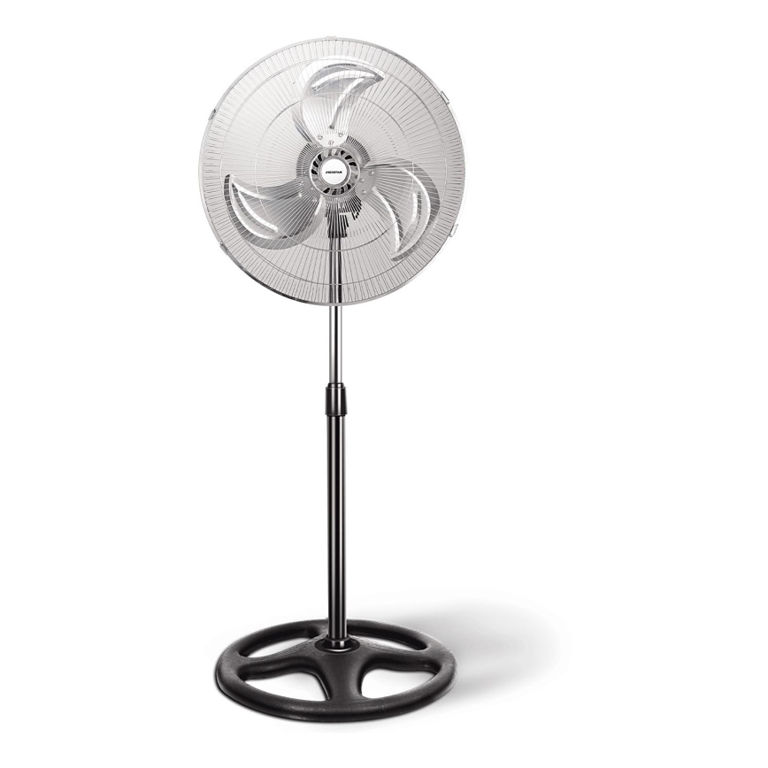 Aigostar - Stojanový ventilátor 55W/230V lesklý chróm/čierna