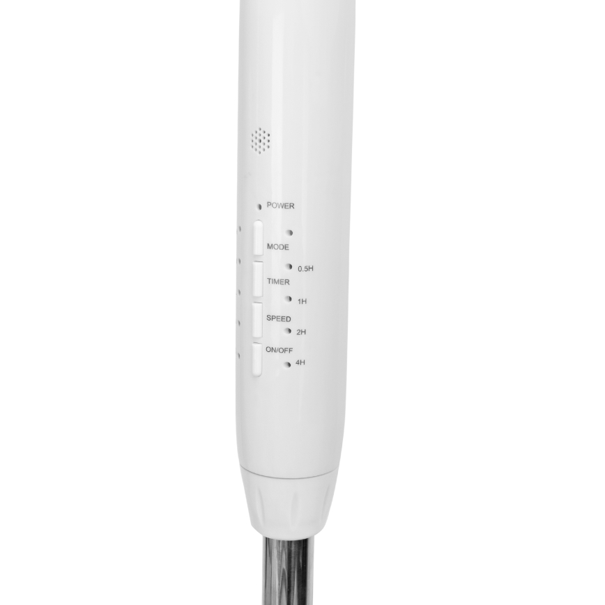Aigostar - Stojanový ventilátor 60W/230V biela + diaľkové ovládanie