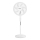 Aigostar - Stojanový ventilátor 60W/230V biela