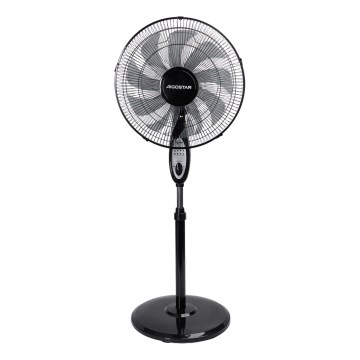 Aigostar - Stojanový ventilátor 60W/230V čierny