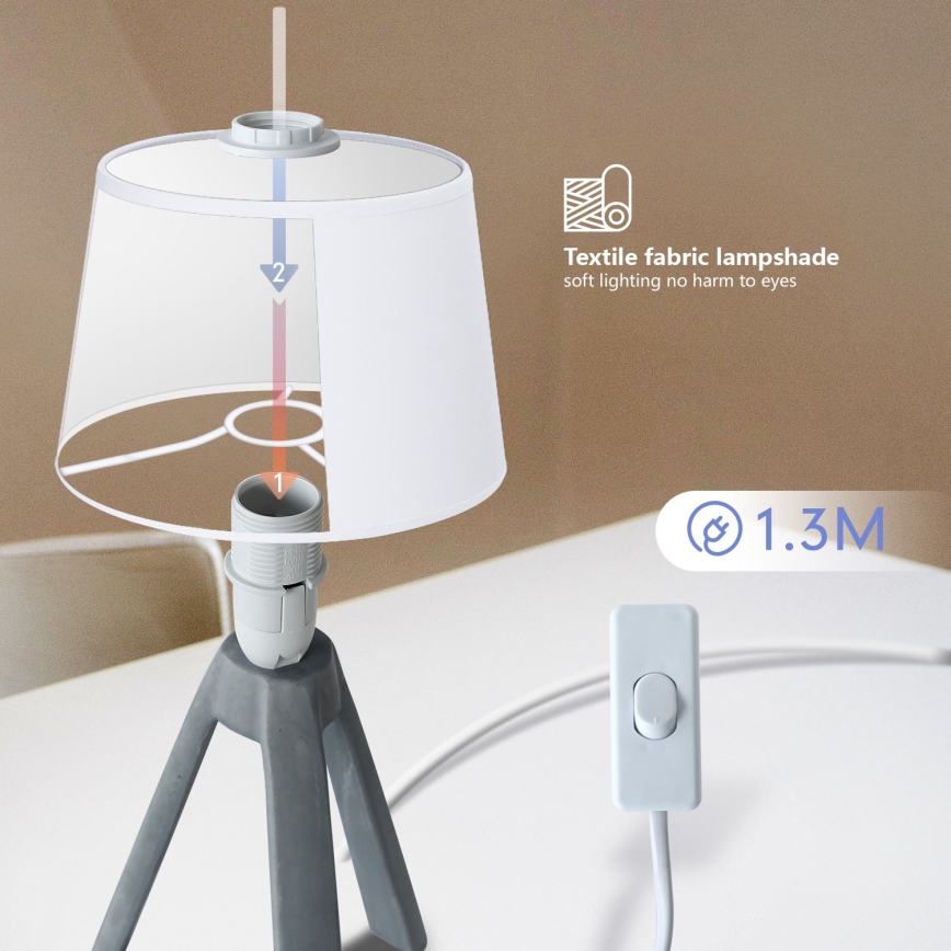 Aigostar - Stolná lampa 1xE14/40W/230V
