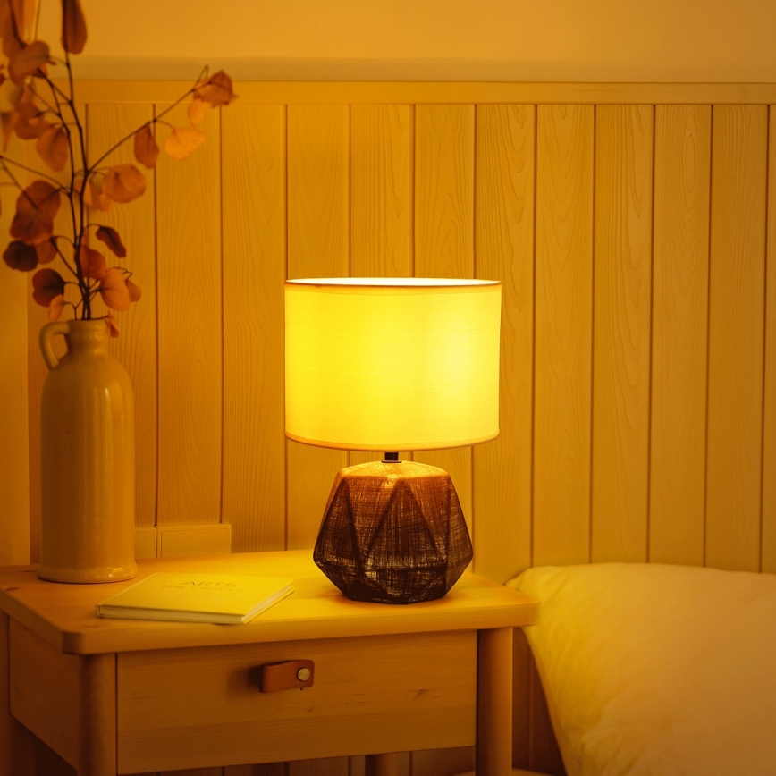 Aigostar - Stolná lampa 1xE14/40W/230V šedá