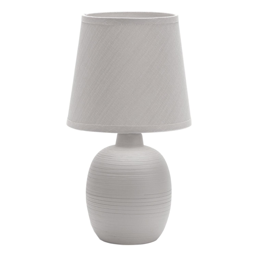 Aigostar - Stolná lampa 1xE14/40W/230V šedá