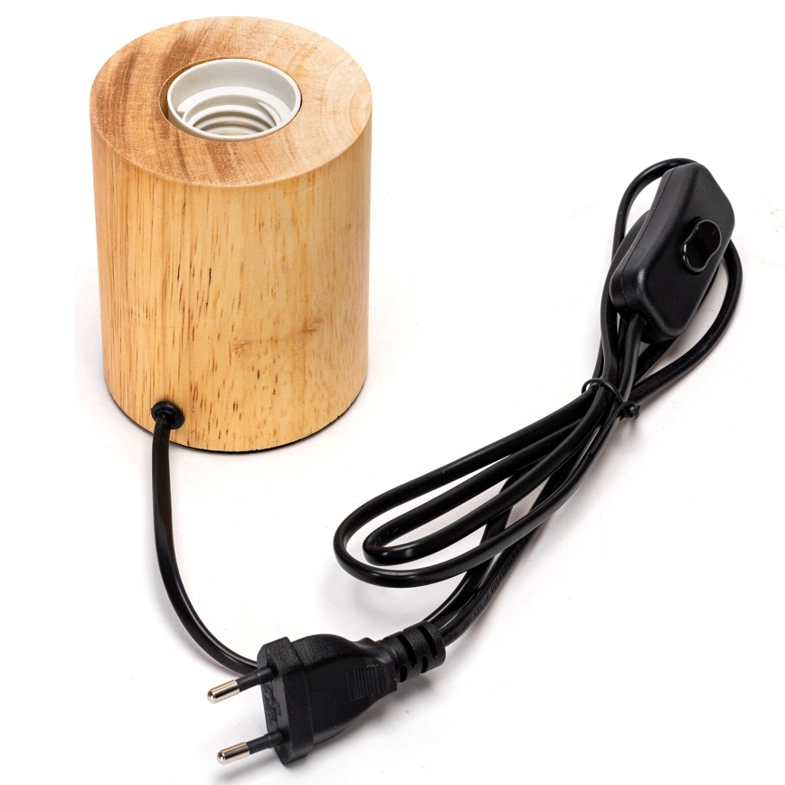 Aigostar - Stolná lampa 1xE27/60W/230V béžová