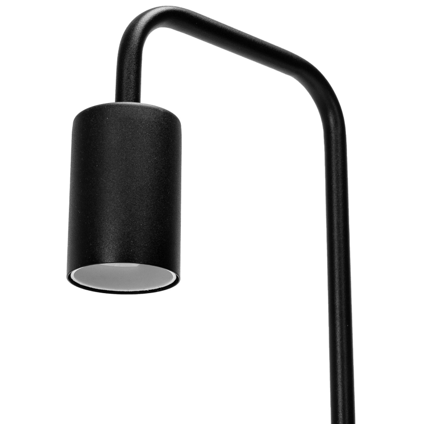 Aigostar - Stolná lampa 1xE27/60W/230V čierna