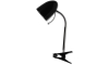 Aigostar -  Stolná lampa s klipom 1xE27/11W/230V čierna/chróm
