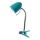 Aigostar -  Stolná lampa s klipom 1xE27/11W/230V modrá/chróm