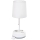 Aigostar - Stolová lampa so zásuvkami 1xE27/60W/230V biela