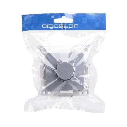 Aigostar - Strieborný stmievač bez rámčeka 250V/10A