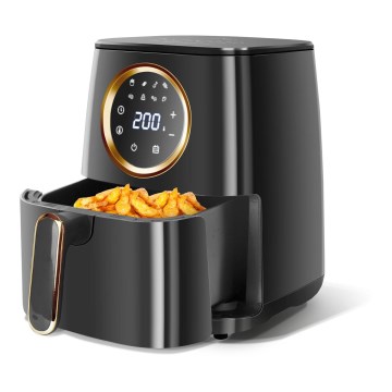 Aigostar - Teplovzdušná fritéza 1400W/230V 4,2l čierna