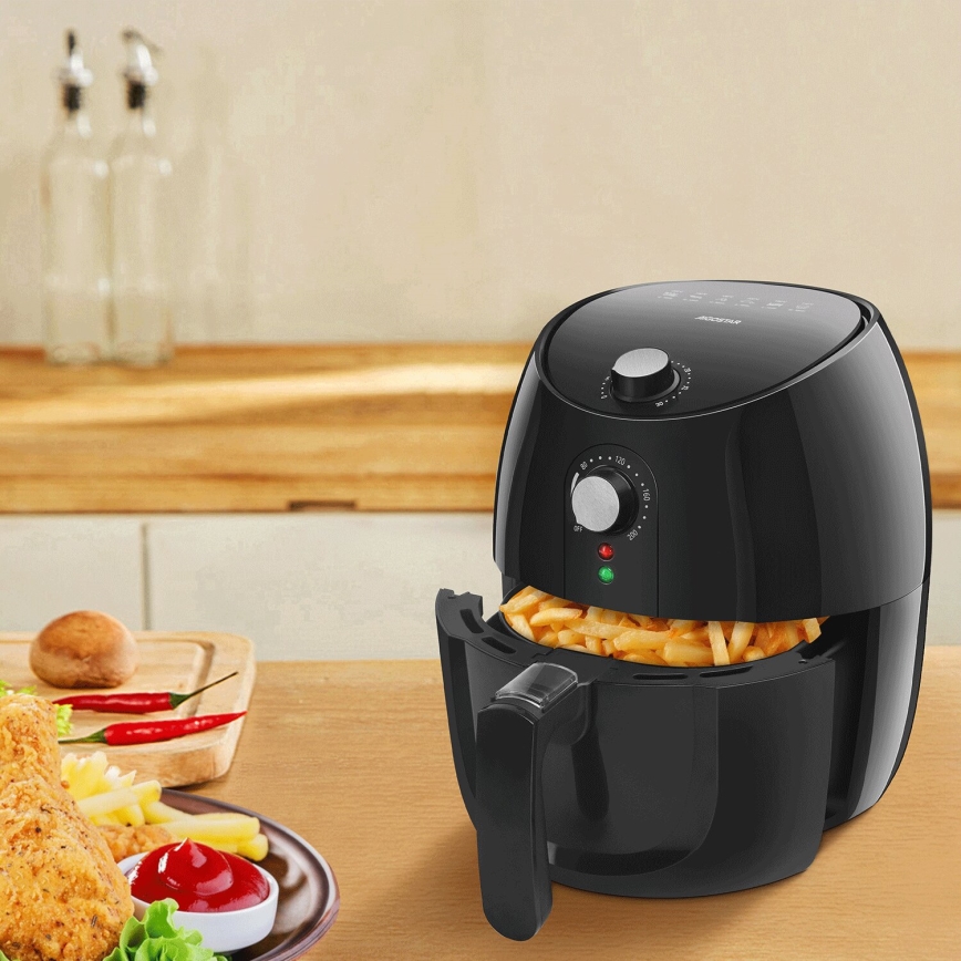 Aigostar - Teplovzdušná fritéza 1500W/230V 3,5l čierna