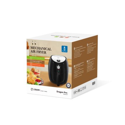 Aigostar - Teplovzdušná fritéza 1500W/230V 3,5l čierna