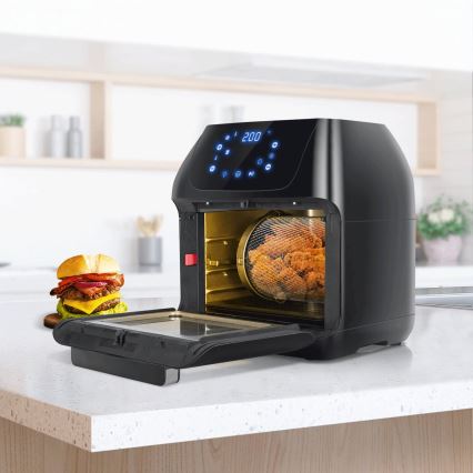 Aigostar - Teplovzdušná rúra 1400W/230V 12l čierna