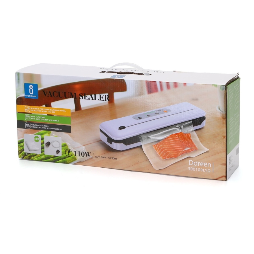 Aigostar - Vákuovačka potravín 110W/230V
