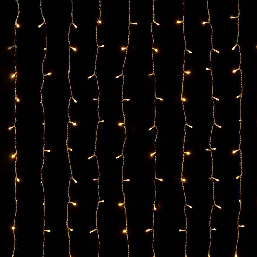 Aigostar - LED vonkajší vianočný reťazec 558xLED 3x1,8m IP44 teplá biela