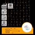 Aigostar - vonkajšia vianočná LED reťaz 300×LED/8 funkcií 3×AA 6×3 m IP44 teplá biela