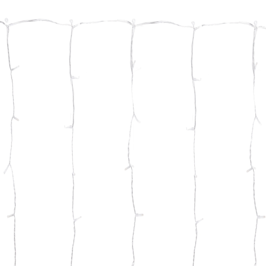 Aigostar - LED vonkajšia vianočná reťaz 234xLED/8 funkcií 1,2x1,8 m IP44 studená biela