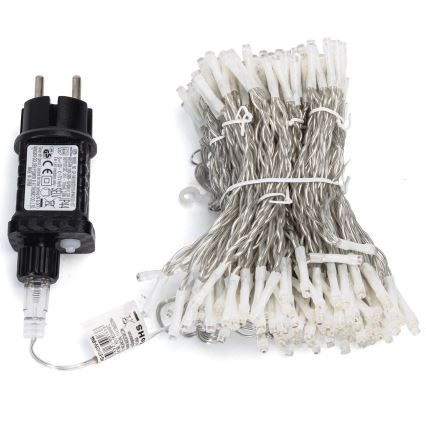 Aigostar - LED vonkajšia vianočná reťaz 234xLED/8 funkcií 1,2x1,8 m IP44 studená biela