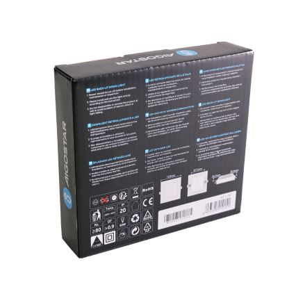 Aigostar - Zapustené LED svietidlo LED/6W/230V 3000K 12x12 cm biele