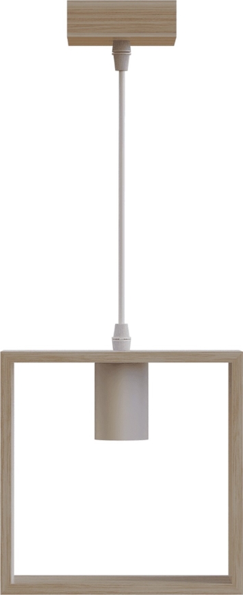 Aigostar - Závesný luster 1xE27/60W/230V béžový