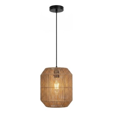 Aigostar - Závesný luster na lanku 1xE27/60W/230V, béžový, priemer 23 cm