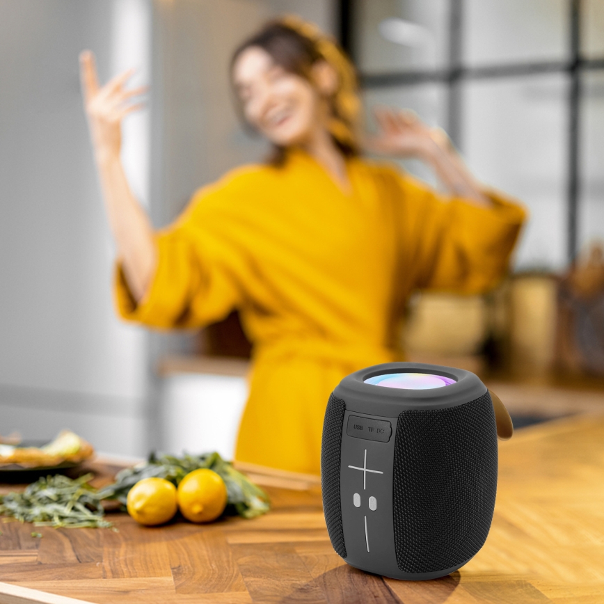 AKAI ABTS-V5 BL - Bezdrôtový reproduktor s mikrofónom 3W/1200 mAh modrá