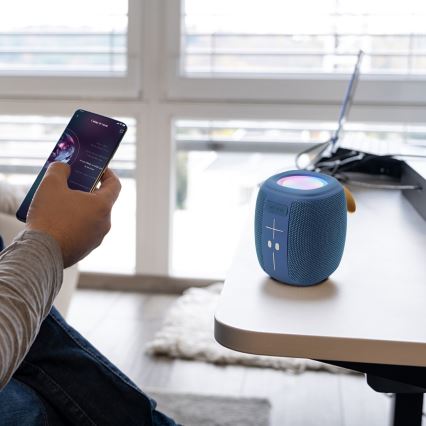 AKAI ABTS-V5 BL - Bezdrôtový reproduktor s mikrofónom 3W/1200 mAh modrá