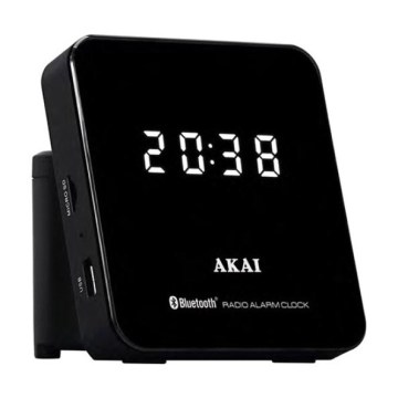 AKAI ACRS-4000 - Rádiobudík s LED displejom 2,5W/5V