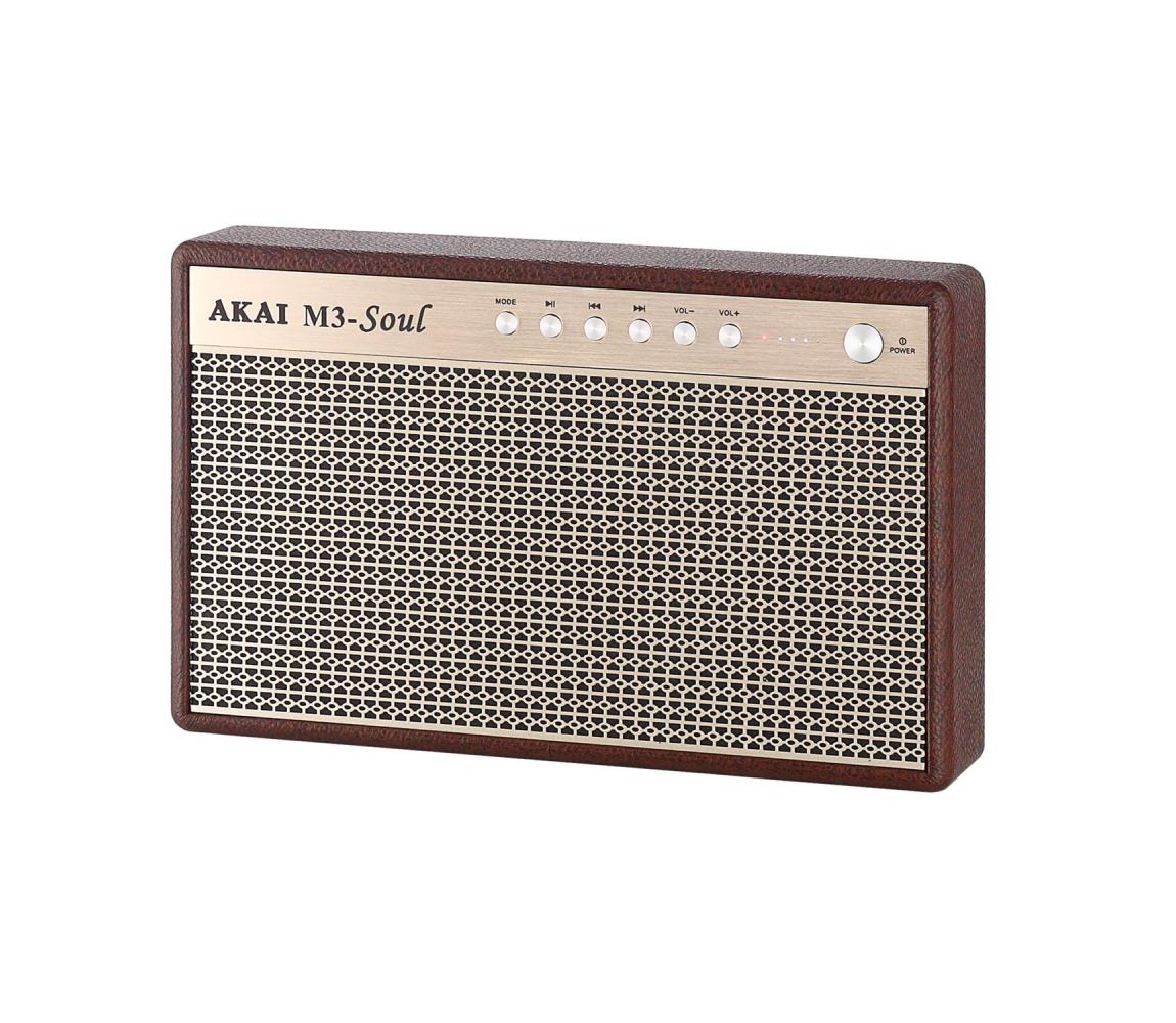 AKAI M3 SOUL COFFEE - Bezdrôtový reproduktor 20W/6000 mAh M3 SOUL COFFEE