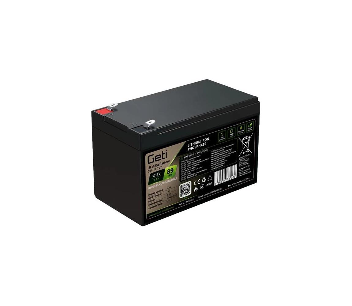 Geti Akumulátor LiFePO4 12,8 V/7 Ah 04250910