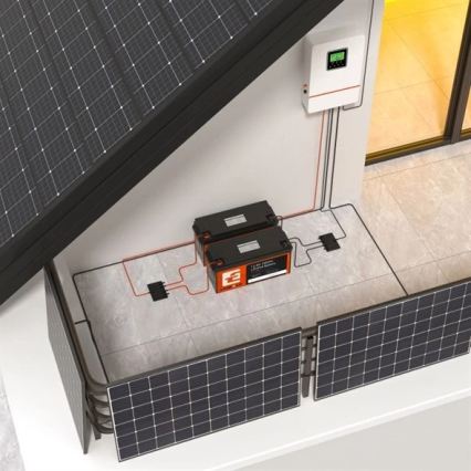 Akumulátor LiFePO4 pre solárne systémy 12,8 V/200 Ah IP66