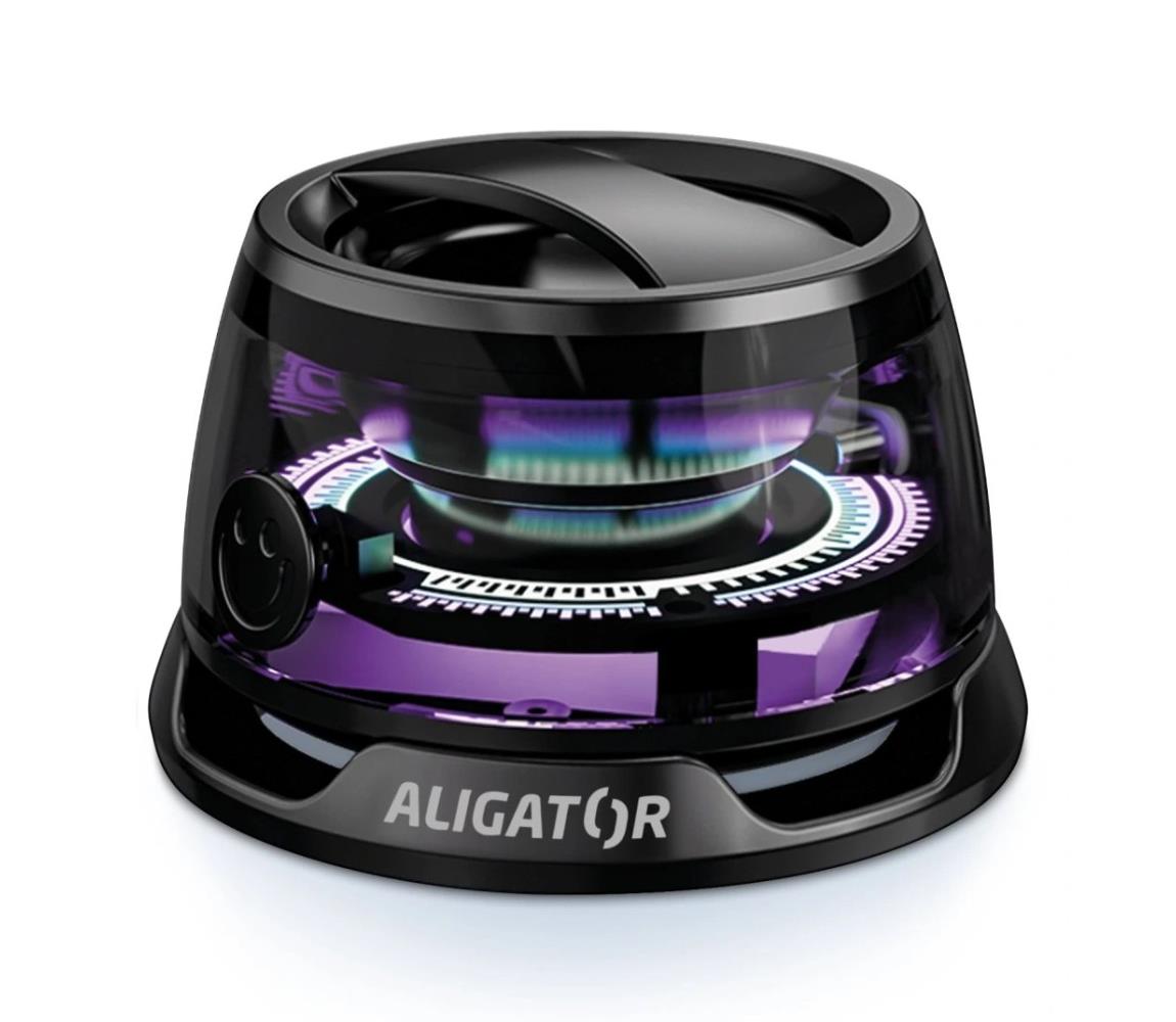 Aligator ABSMB01 - Magnetický reproduktor Mini Beat pre MagSafe, 400 mAh, čierna ABSMB01