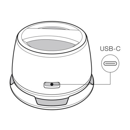 Aligator ABSMB01 - Magnetický reproduktor Mini Beat pre MagSafe, 400 mAh, čierna