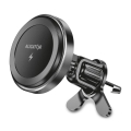 Aligator AMS05BK - Magnetický držiak telefónu do auta s bezdrôtovým nabíjaním Qi 15W a MagSafe čierna