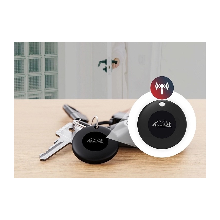 Aligator APD001 - Lokalizátor Life Tag 1xCR2032 IP65 čierna