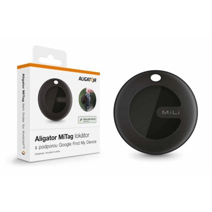 Aligator APD003 - Lokátor MiTag 1xCR2032 IP67 čierna
