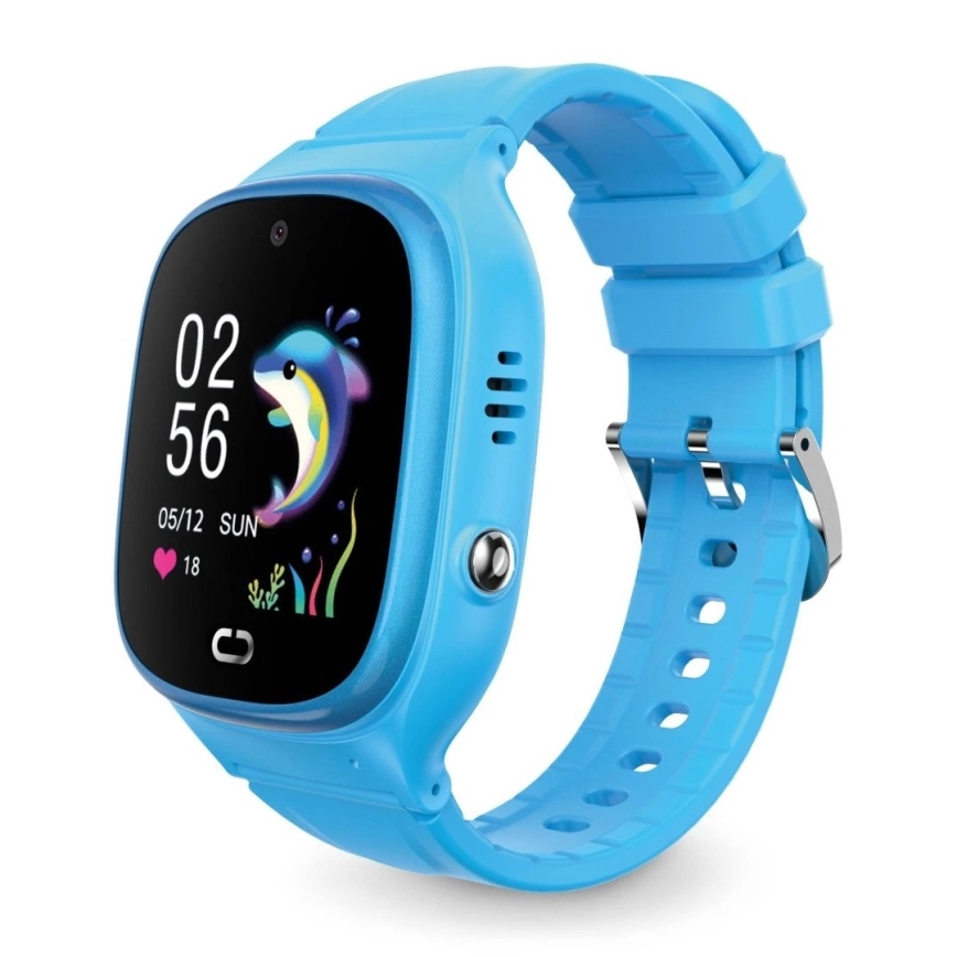 Aligator AW11BE - Inteligentné hodinky Watch Junior 2 450 mAh IP67 Wi-Fi modré