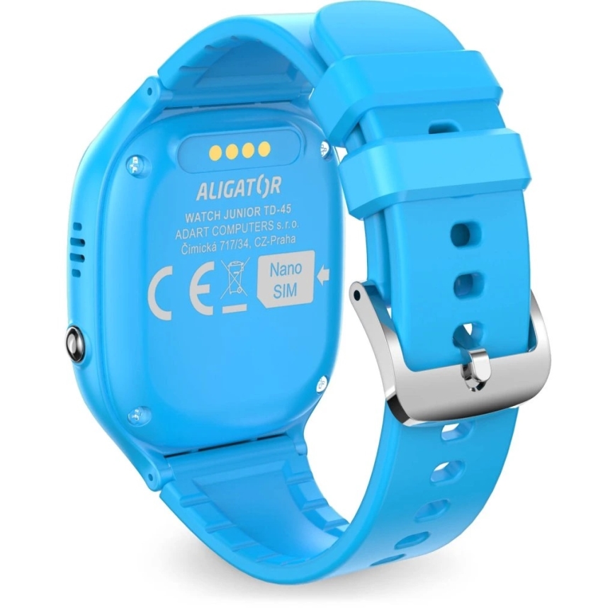 Aligator AW11BE - Inteligentné hodinky Watch Junior 2 450 mAh IP67 Wi-Fi modré