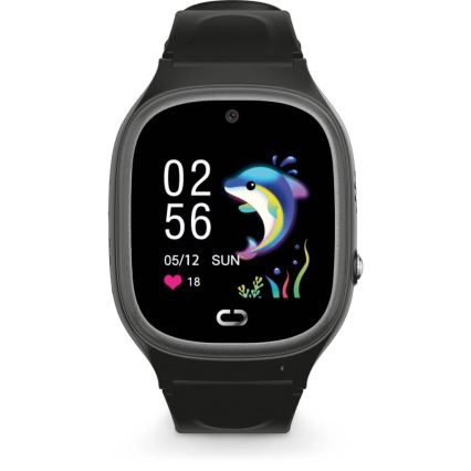 Aligator AW11BK - Inteligentné hodinky Watch Junior 2 450 mAh IP67 Wi-Fi čierna