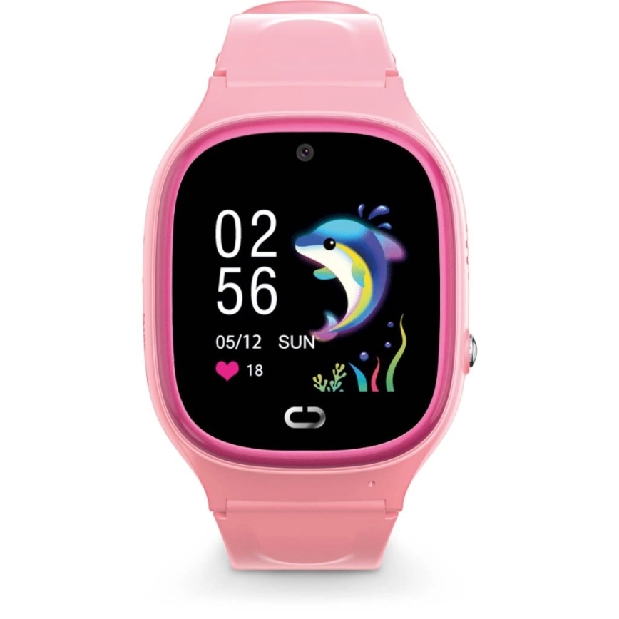 Aligator AW11PK - Inteligentné hodinky Watch Junior 2 450 mAh IP67 Wi-Fi ružová