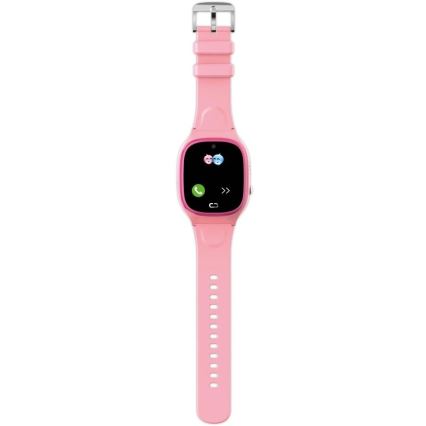 Aligator AW11PK - Inteligentné hodinky Watch Junior 2 450 mAh IP67 Wi-Fi ružové
