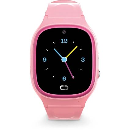 Aligator AW11PK - Inteligentné hodinky Watch Junior 2 450 mAh IP67 Wi-Fi ružové