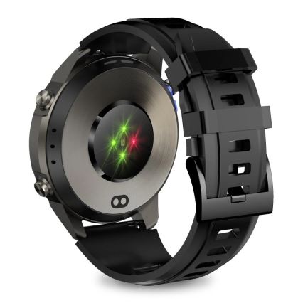 Aligator AW12BK - inteligentné hodinky Watch s GPS, 500 mAh batéria, IP69K, čierne