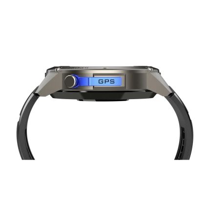 Aligator AW12BK - inteligentné hodinky Watch s GPS, 500 mAh batéria, IP69K, čierne