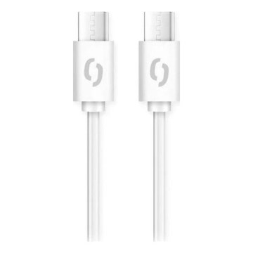 Aligator DATKP49 - USB kábel USB-C / USB-C 65W Power Delivery 1,5 m biely