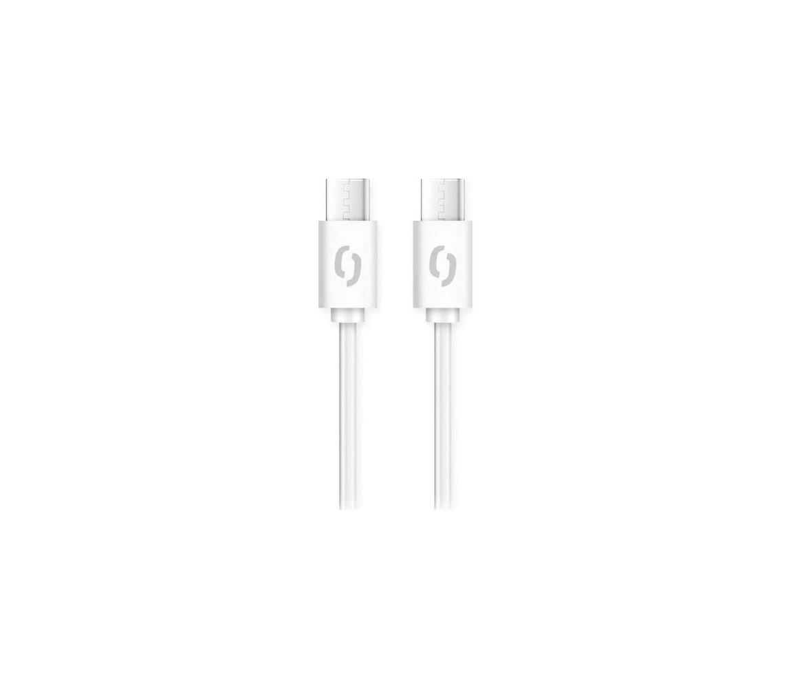 Aligator DATKP49 - USB kábel USB-C / USB-C 65W Power Delivery 1,5 m biely DATKP49