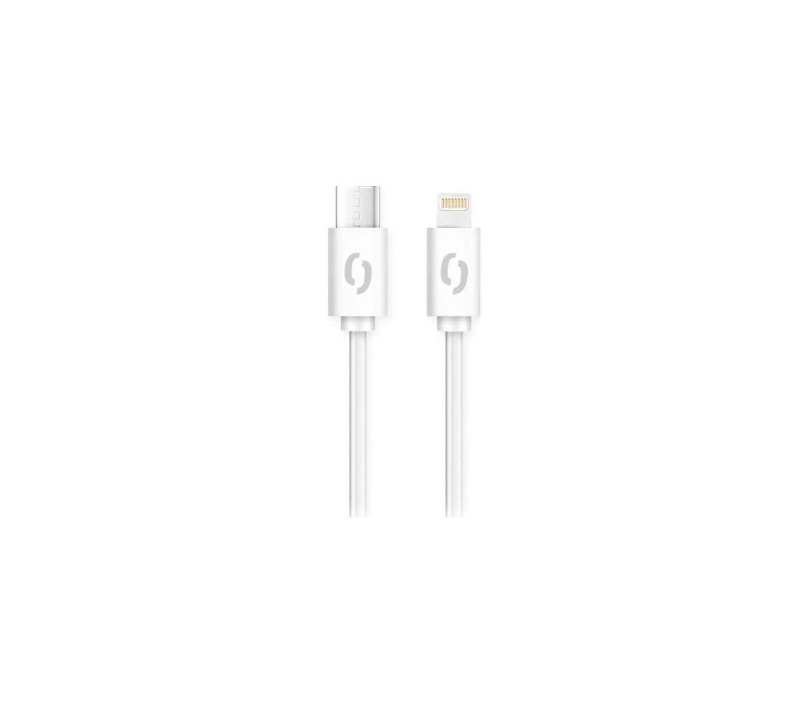Aligator DATKP51 - USB kábel USB-C / Lightning 30 W Power Delivery, 1,5 m, biely DATKP51