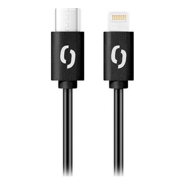 Aligator DATKP56 - USB kábel USB-C / Lightning 30 W Power Delivery 0,5 m čierna